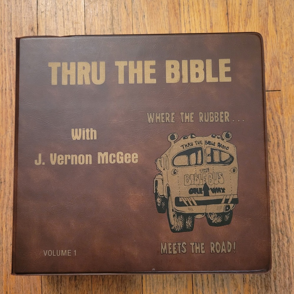 Thru The‎ Bible J Vernon McGee Vol 1 Cassette Tapes Pastor Study Commentary Gift
